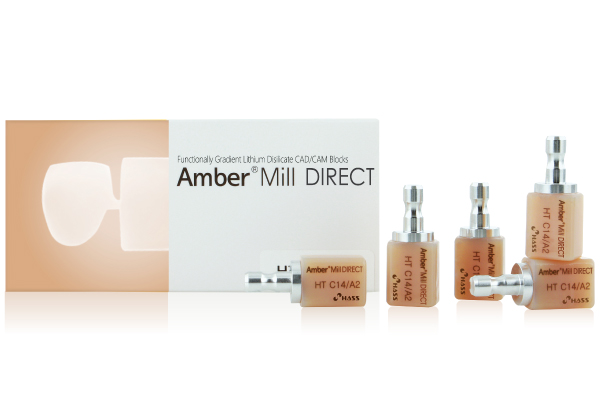 チェアサイド向け<br>ガラスセラミック<br>HASS Amber Mill Direct